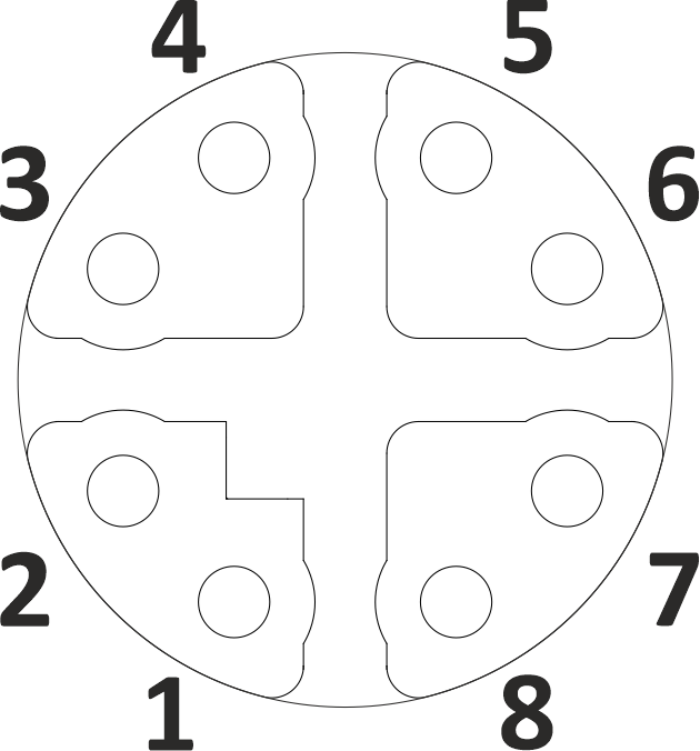 M12 X-Coded — diagram 1